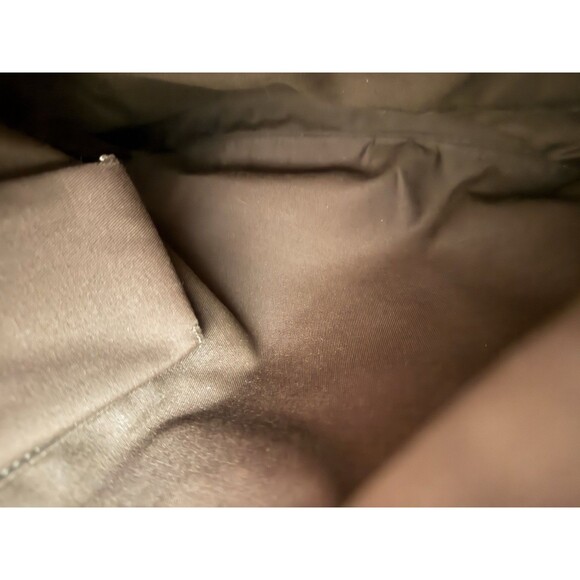 Gucci GG Canvas Brown Messenger Crossbody Bag Leather Trim Gold Hardware Read - Picture 12 of 14